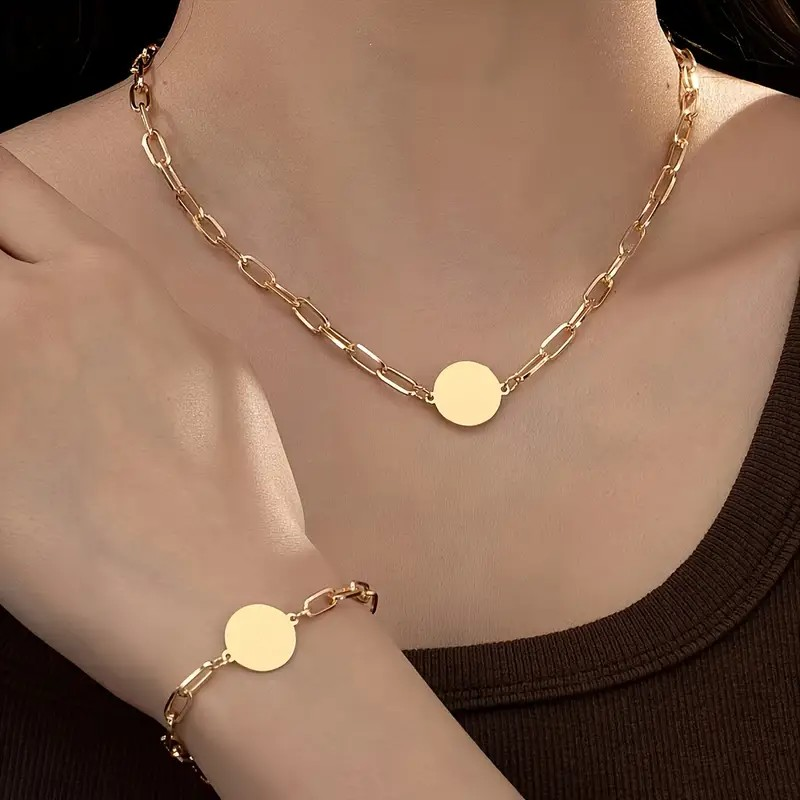 Alloy Necklace And Bracelet