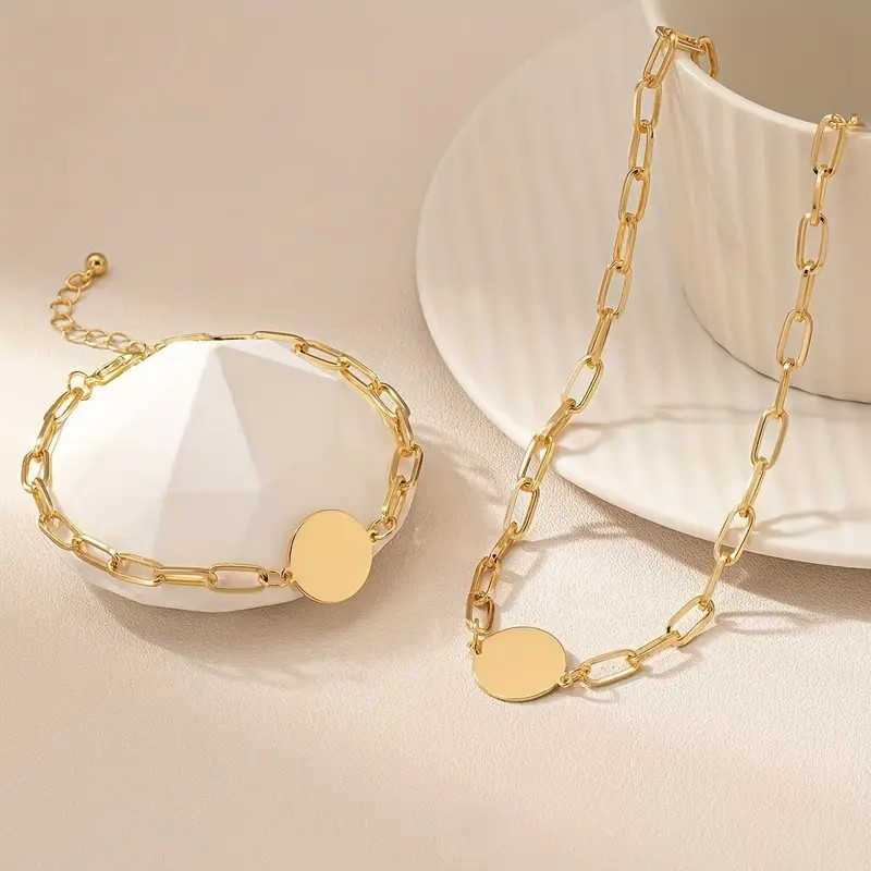 Alloy Necklace And Bracelet
