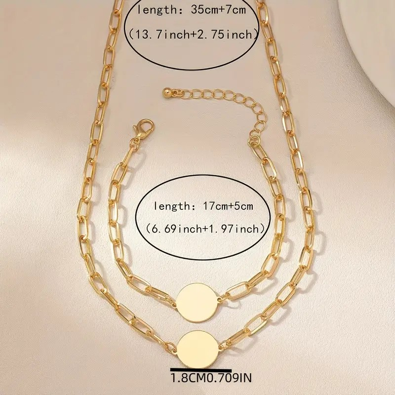 Alloy Necklace And Bracelet