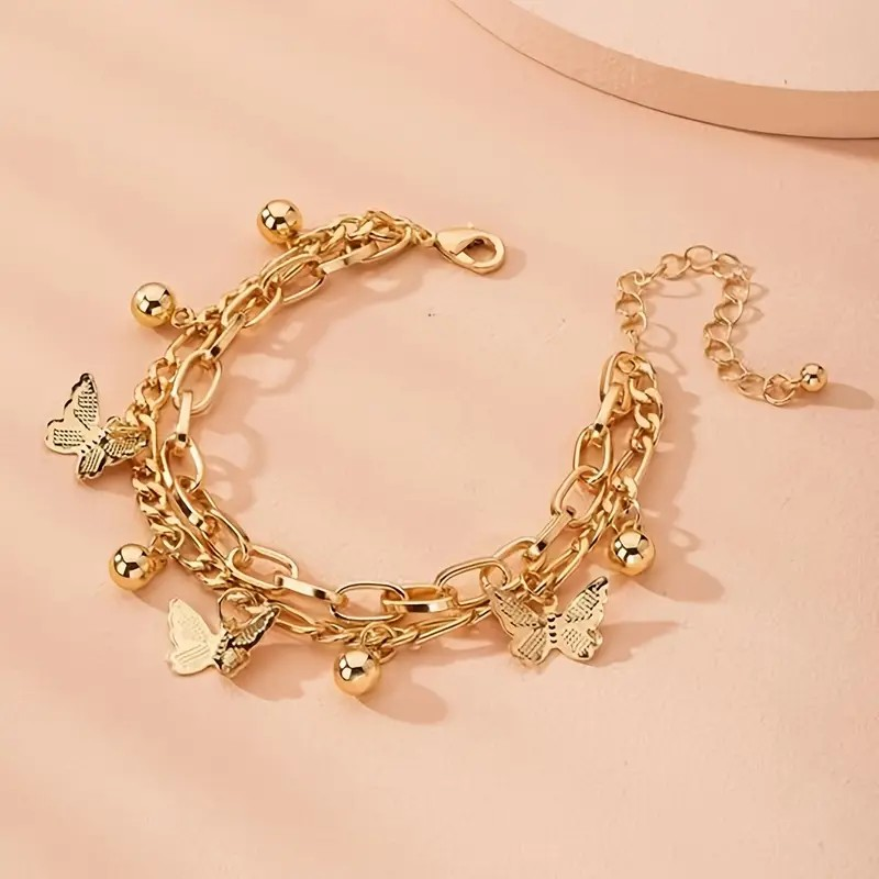 Butterfly Charm Bracelet