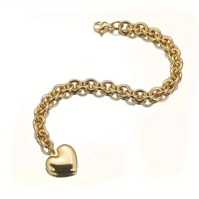 Heart Pendant Bracelet