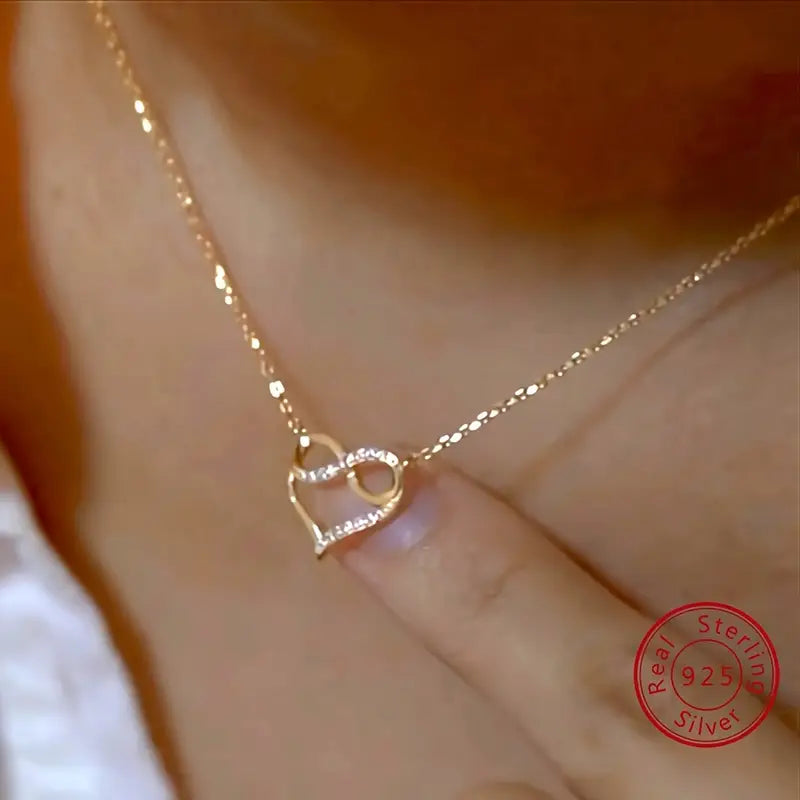 Heart Zirconia Necklace