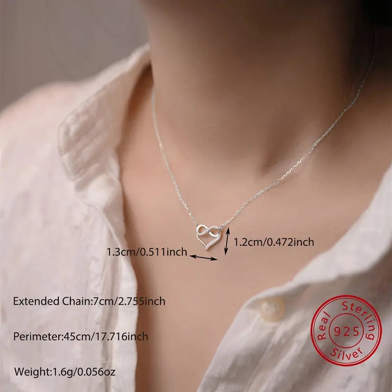 Heart Zirconia Necklace
