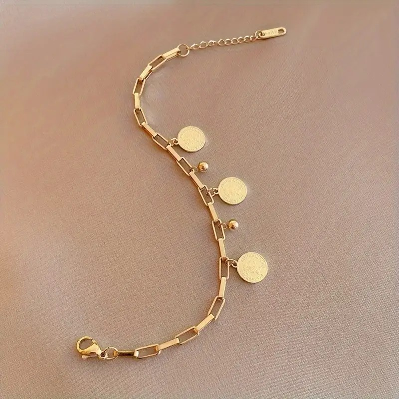 Round Charm Bracelet