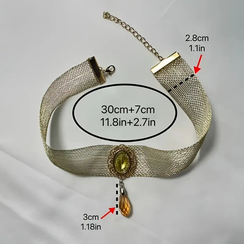 Teardrop Pendant Choker