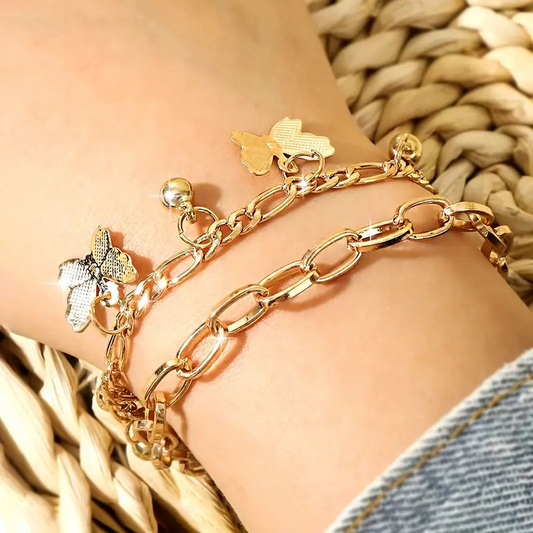 Butterfly Charm Bracelet