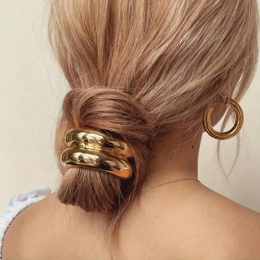 Golden Hair Tie Set