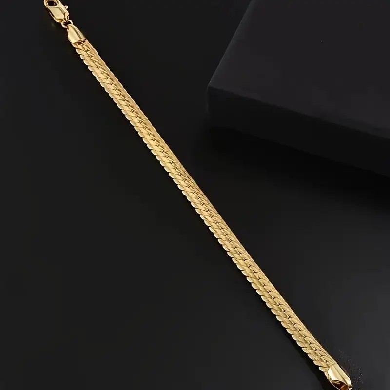 Embossed Woven Pattern Copper Bracelet